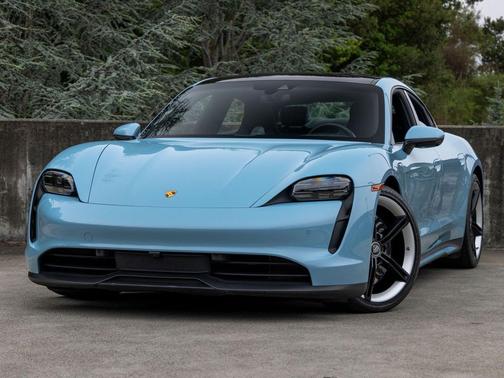 Frozen Blue Metallic 2024 Porsche Taycan