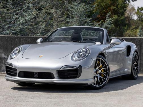 Silver 2015 Porsche 911 Turbo S