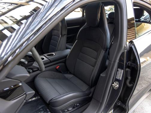 Volcano Grey Metallic 2025 Porsche Taycan 4S