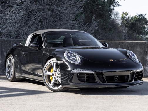 Black 2015 Porsche 911 Targa 4S
