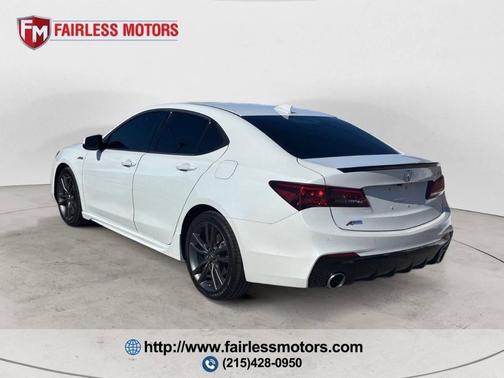 Platinum White Pearl 2019 Acura TLX Technology