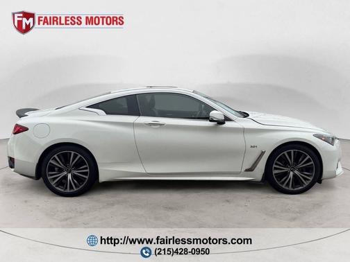 White 2020 INFINITI Q60 3.0T LUXE