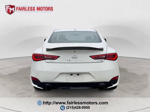 White 2020 INFINITI Q60 3.0T LUXE