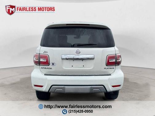Pearl White 2017 Nissan Armada Platinum