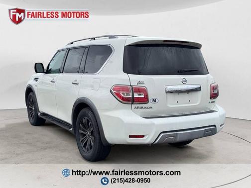 Pearl White 2017 Nissan Armada Platinum