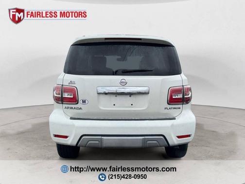 Pearl White 2017 Nissan Armada Platinum