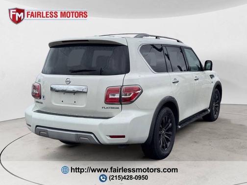 Pearl White 2017 Nissan Armada Platinum