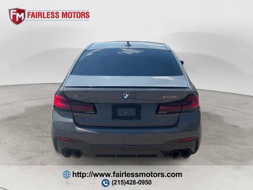 Bernina Grey Amber Effect 2021 BMW M550 i Xdrive