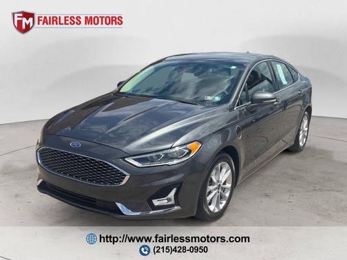 Magnetic Metallic 2020 Ford Fusion Hybrid Titanium