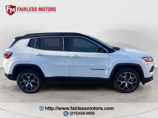 Bright White Clearcoat 2025 Jeep Compass Limited