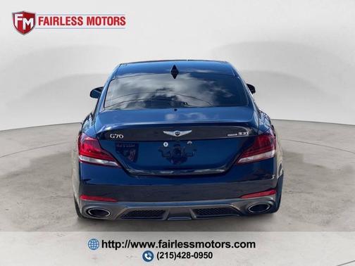 Adriatic Blue 2021 Genesis G70 3.3T AWD