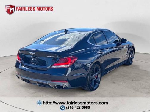 Adriatic Blue 2021 Genesis G70 3.3T AWD