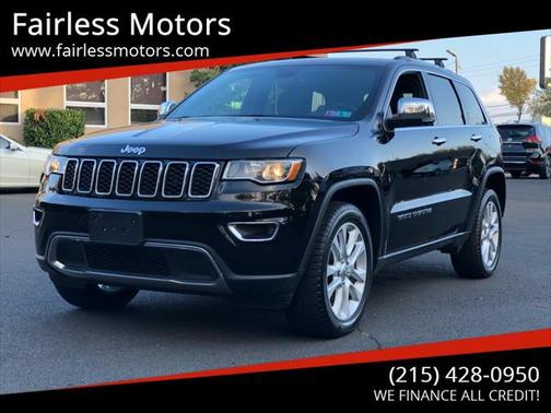 Diamond Black Crystal Pearlcoat 2017 Jeep Grand Cherokee Limited