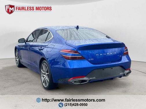 Mallorca Blue 2022 Genesis G70 3.3T RWD