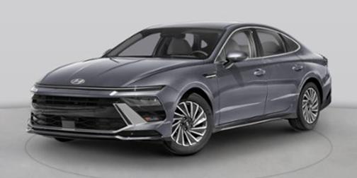 Gray 2025 Hyundai SONATA Hybrid Limited