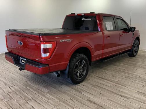 Red 2021 Ford F-150 Lariat