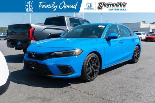 Blue 2022 Honda Civic Sport Touring