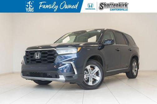 Obsidian Blue Pearl 2024 Honda Pilot EX-L 7 Passenger