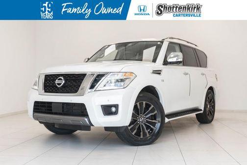 Pearl White Tricoat 2019 Nissan Armada Platinum