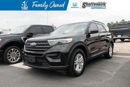 Agate Black Metallic 2022 Ford Explorer XLT