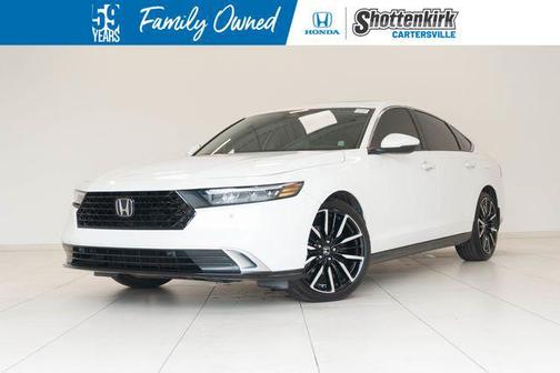 Platinum White Pearl 2024 Honda Accord Hybrid Touring
