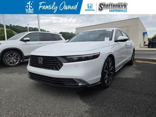 Platinum White Pearl 2024 Honda Accord Hybrid Touring