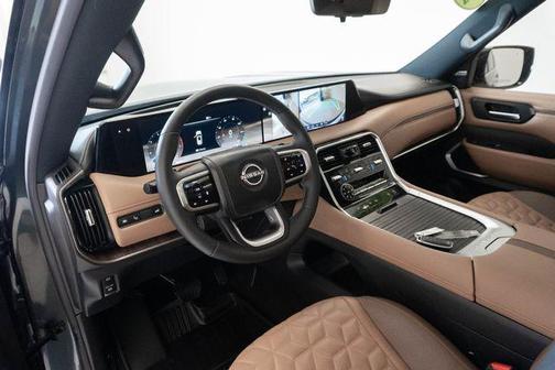 Alpine Metallic/Super Black 2025 Nissan Armada Platinum Reserve 4WD