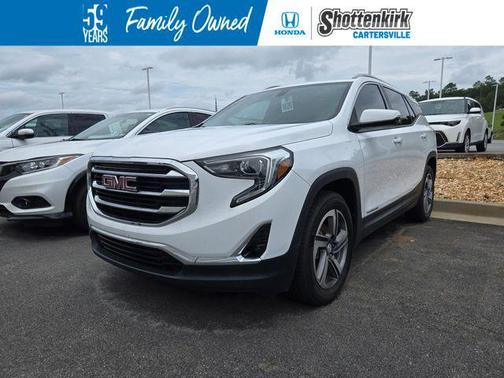 Summit White 2019 GMC Terrain SLT
