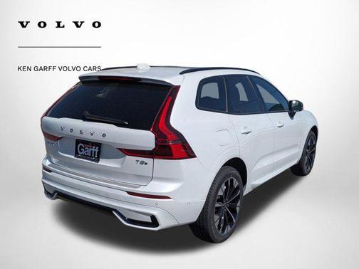 Crystal White Metallic 2026 Volvo XC60 Plug-In Hybrid Plus, T8 AWD Electric/Gasoline, Dark