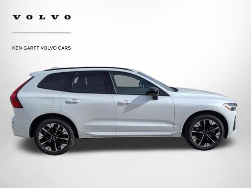 Crystal White 2026 Volvo XC60 Plug-In Hybrid Plus, T8 AWD Electric/Gasoline, Dark