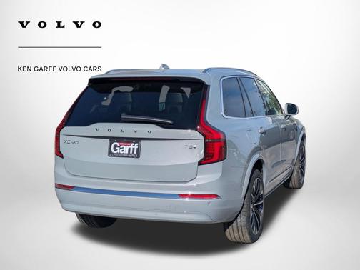 Vapour Grey Metallic 2026 Volvo XC90 Plug-In Hybrid Plus, T8 AWD, Electric/Gasoline, Bright, 6 Seats