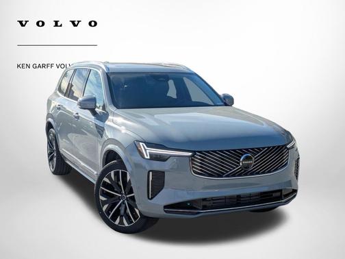 Vapour Grey Metallic 2026 Volvo XC90 Plug-In Hybrid Plus, T8 AWD, Electric/Gasoline, Bright, 6 Seats