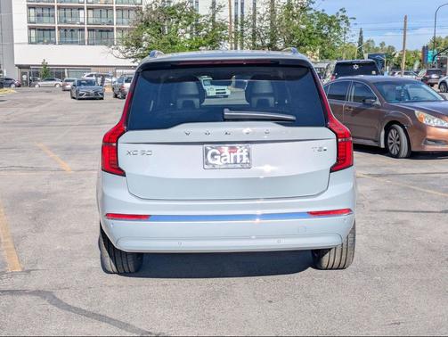 Vapour Grey Metallic 2026 Volvo XC90 Plug-In Hybrid Plus, T8 AWD, Electric/Gasoline, Bright, 6 Seats