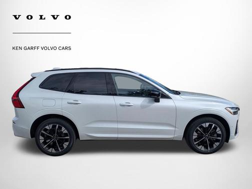 Crystal White 2026 Volvo XC60 Plug-In Hybrid Plus, T8 AWD Electric/Gasoline, Dark