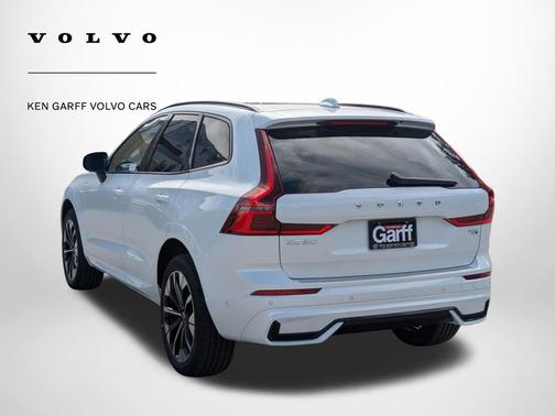 Crystal White 2026 Volvo XC60 Plug-In Hybrid Plus, T8 AWD Electric/Gasoline, Dark