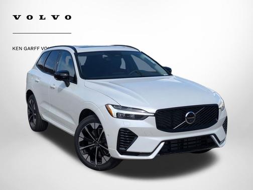 Crystal White 2026 Volvo XC60 Plug-In Hybrid Plus, T8 AWD Electric/Gasoline, Dark