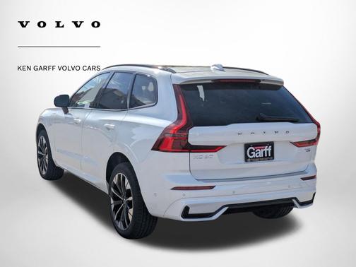 Crystal White Metallic 2026 Volvo XC60 Plug-In Hybrid Plus, T8 AWD Electric/Gasoline, Dark