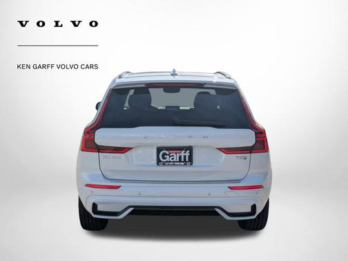 Crystal White Metallic 2026 Volvo XC60 Plug-In Hybrid Plus, T8 AWD Electric/Gasoline, Dark