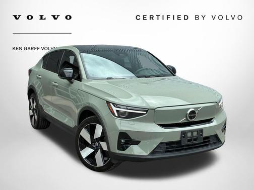 Sage Green Metallic 2023 Volvo C40 Recharge Pure Electric Twin Ultimate