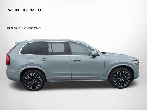 Vapour Grey Metallic 2026 Volvo XC90 Plus, B6 AWD Gas (mild hybrid), Gasoline, Bright, 7 Seats