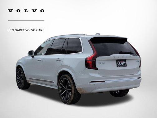 Crystal White Pearl 2026 Volvo XC90 Plug-In Hybrid Plus, T8 AWD, Electric/Gasoline, Bright, 7 Seats