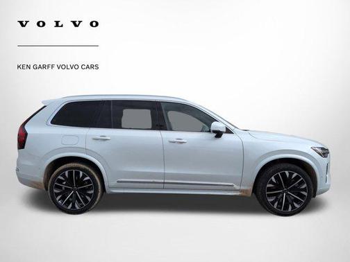 Crystal White Pearl 2026 Volvo XC90 Plug-In Hybrid Plus, T8 AWD, Electric/Gasoline, Bright, 7 Seats