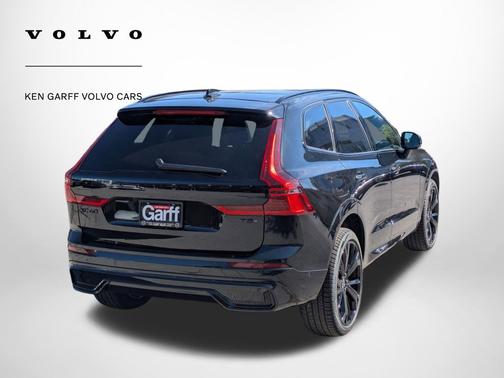 Onyx Black Metallic 2026 Volvo XC60 Plug-In Hybrid Black Edition Ultra, T8 AWD Electric/Gasoline, Dark