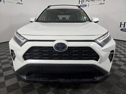 Blizzard Pearl 2022 Toyota RAV4 Hybrid XLE Premium