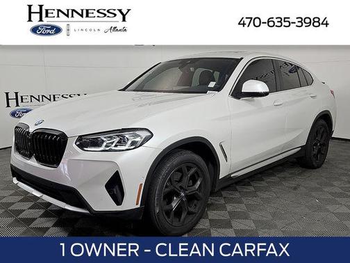 White Metallic 2024 BMW X4 xDrive30i