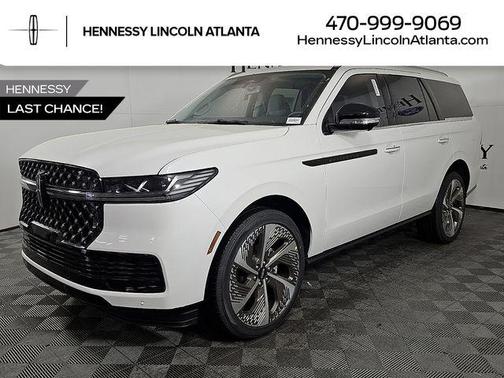 White 2026 Lincoln Navigator Black Label