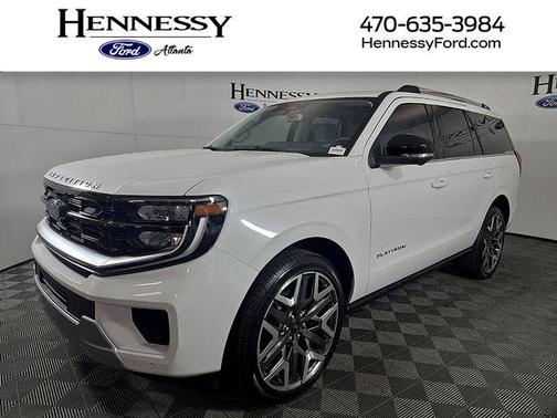 Star White Metallic Tri-Coat 2026 Ford Expedition Platinum
