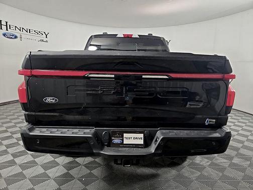 Black Metallic 2025 Ford F-150 Lightning LARIAT