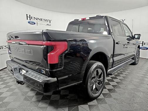 Black Metallic 2025 Ford F-150 Lightning LARIAT