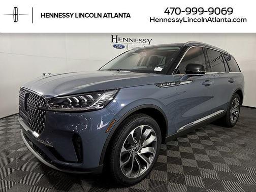 Whisper Blue Metallic Clearcoat 2026 Lincoln Aviator Reserve AWD
